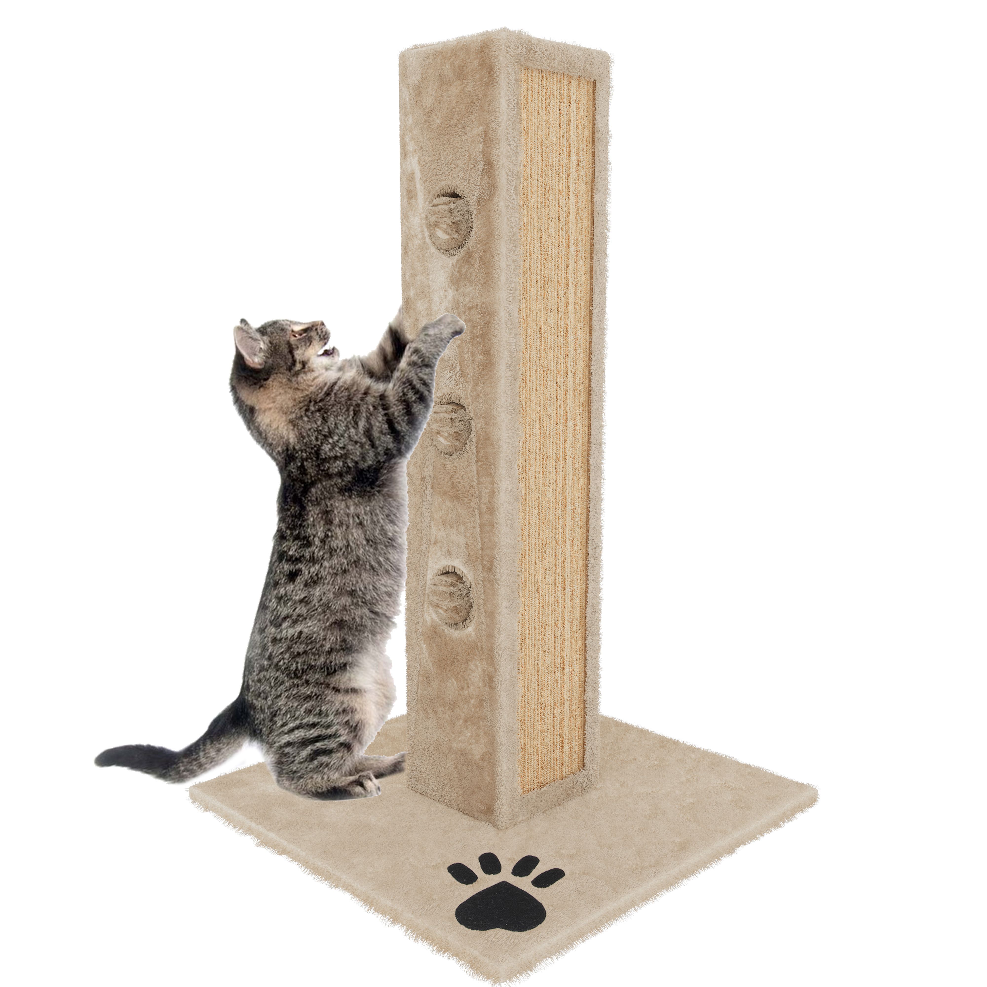 Albero Gatto Graffiatoio Cuccia Giocattolo Parco Giochi Tiragraffi Sisal Dixie