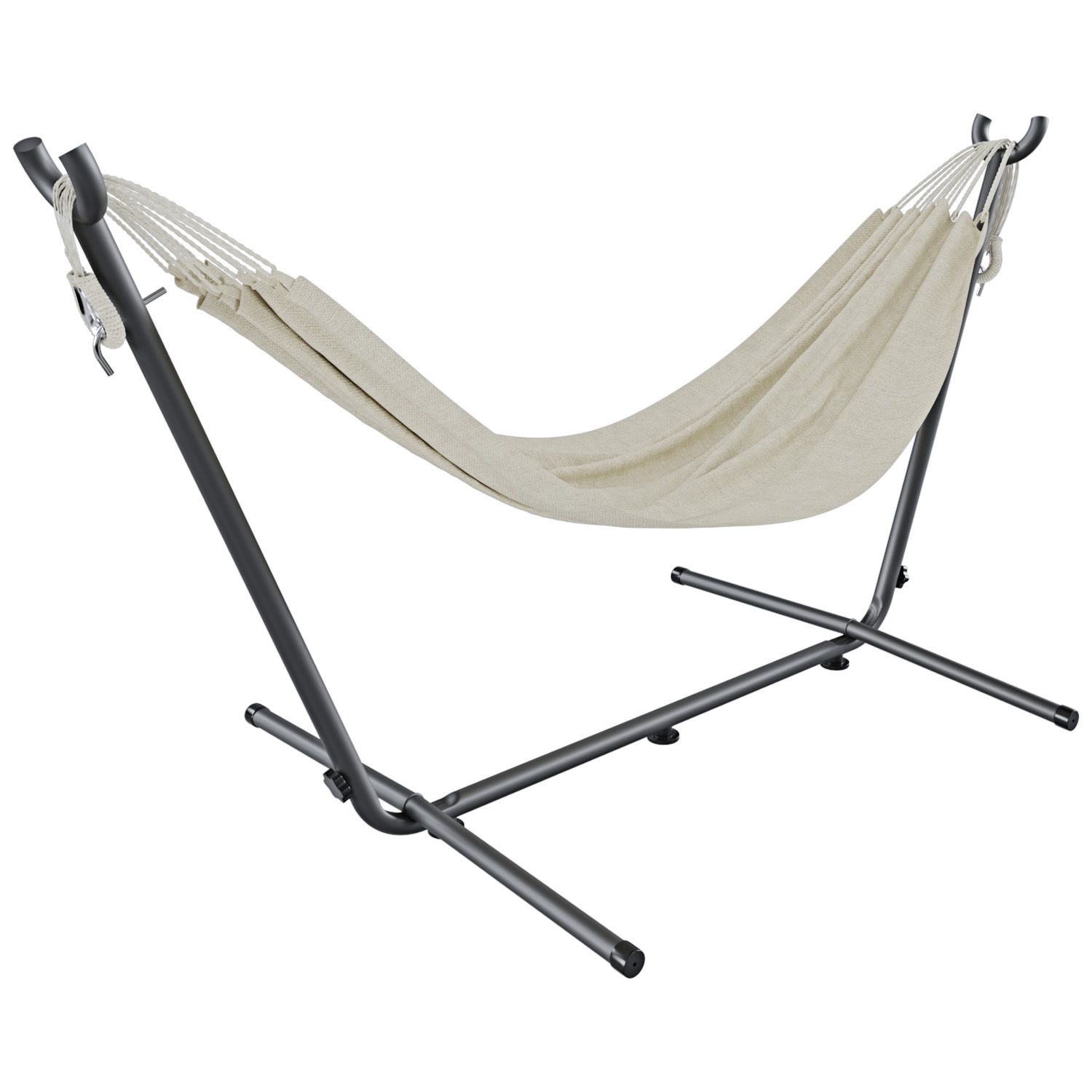 Amaca Da Giardino Con Supporto In Acciaio E Telo In Poliestere Resistente Con Cuscino E Telo Portaoggetti Per Esterno Terrazzo Piscina Balcone Con Borsa 