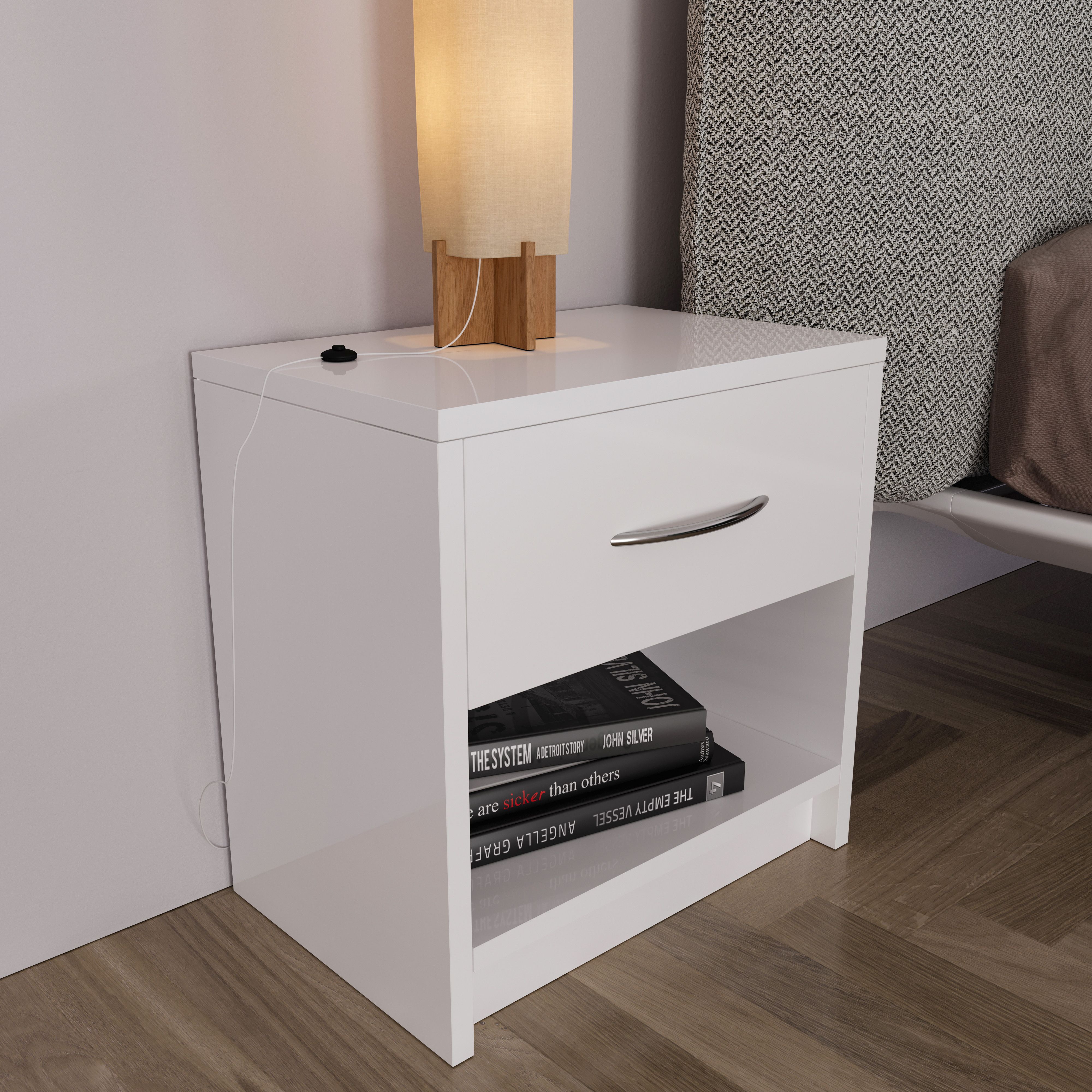 Comodino Per Camera Da Letto Cameretta Ragazzi Studio Ingresso Comò Settimino Zona Notte