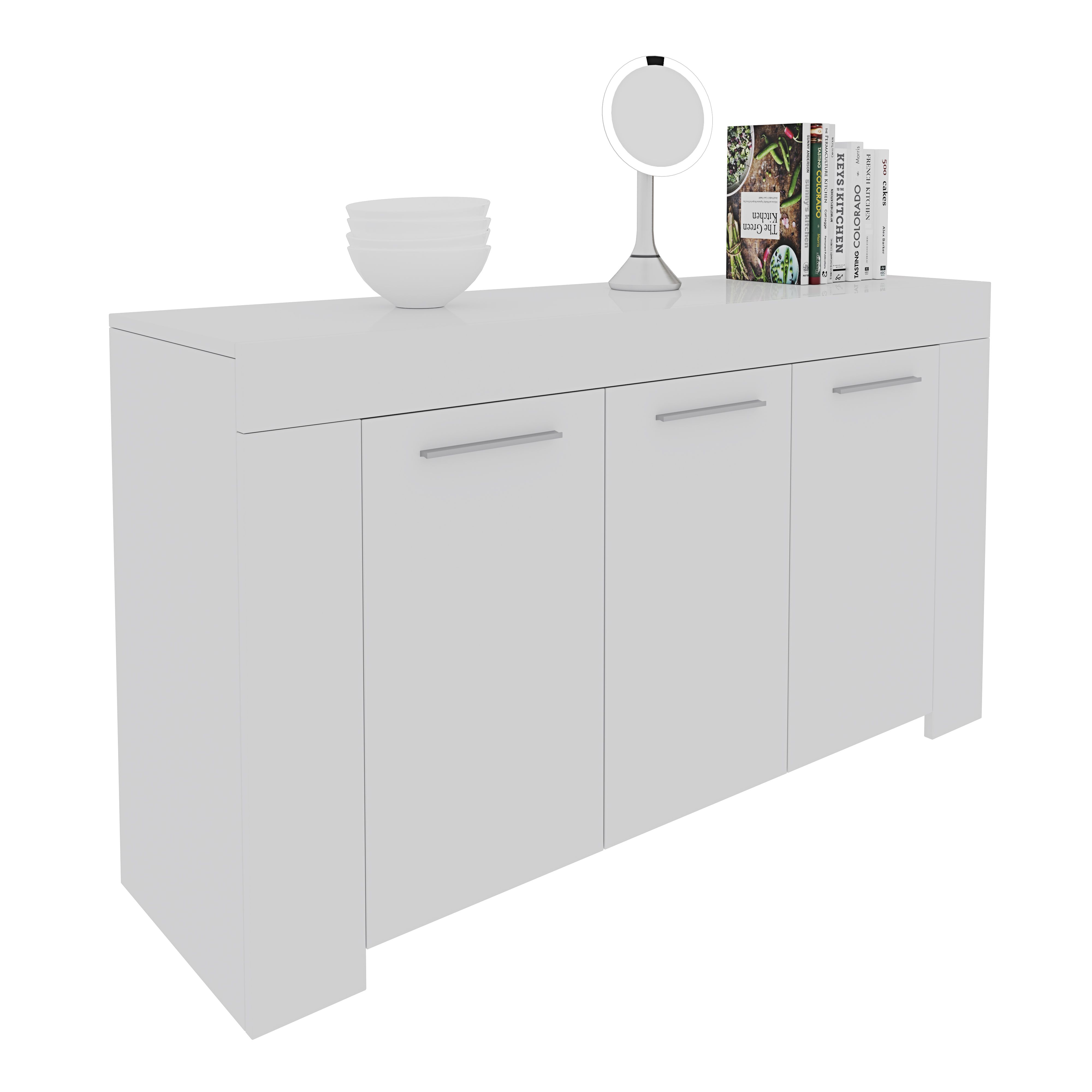 Credenza Multi Spazio Stile Moderno Per  Soggiorno Cucina Sala Da Pranzo, Mobile Tv 