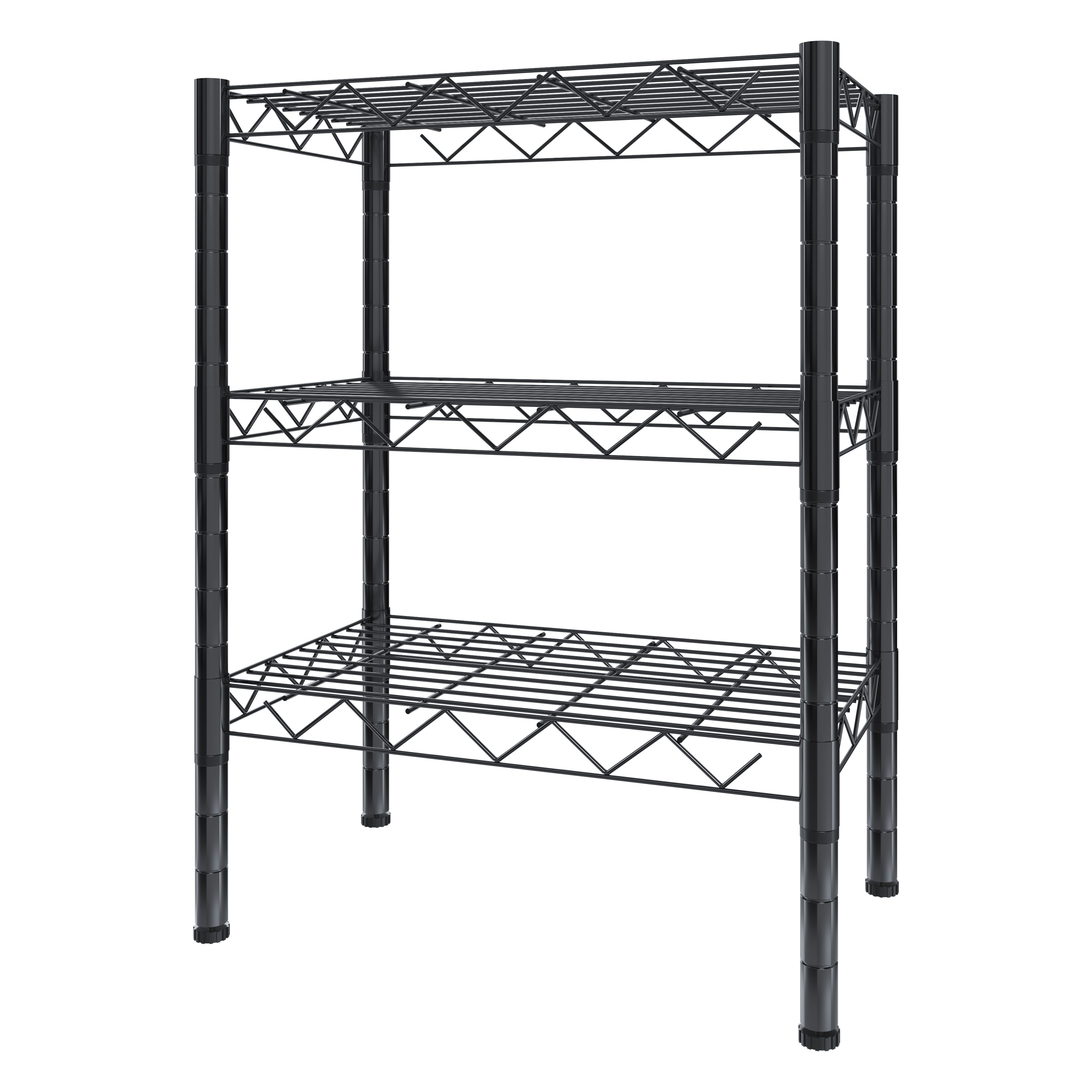 Scaffalatura Ripiani Scaffale Portaoggetti Acciaio Cromato Ideale Casa Cucina Garage Officina Cantina